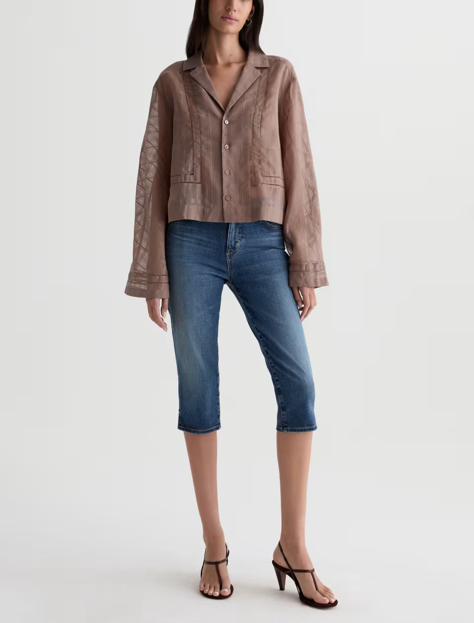 Maisie Jean Foxy Mid Rise Capri