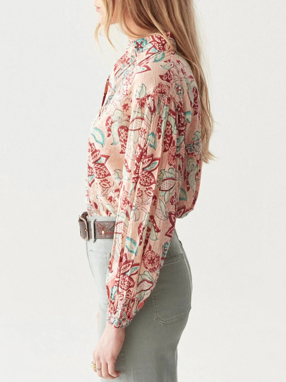 Tito Blouse Tropicana Shrimp