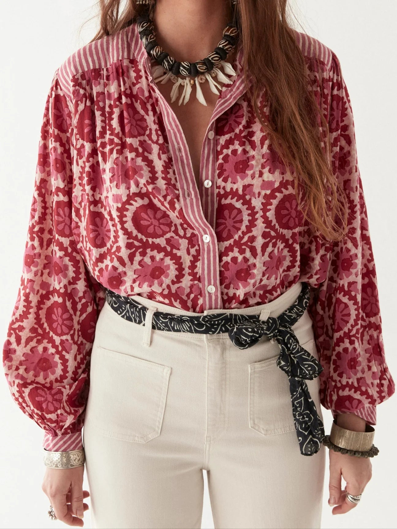 Leandra Flamingo Grooves Top