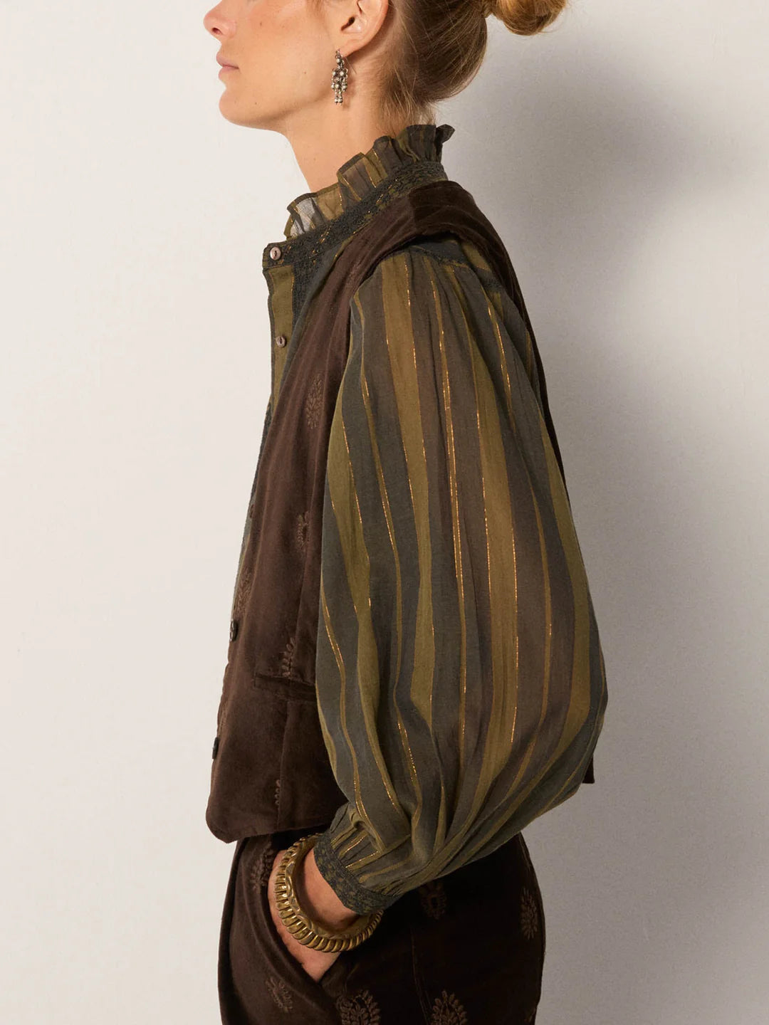 Kafka Vest Macchiato