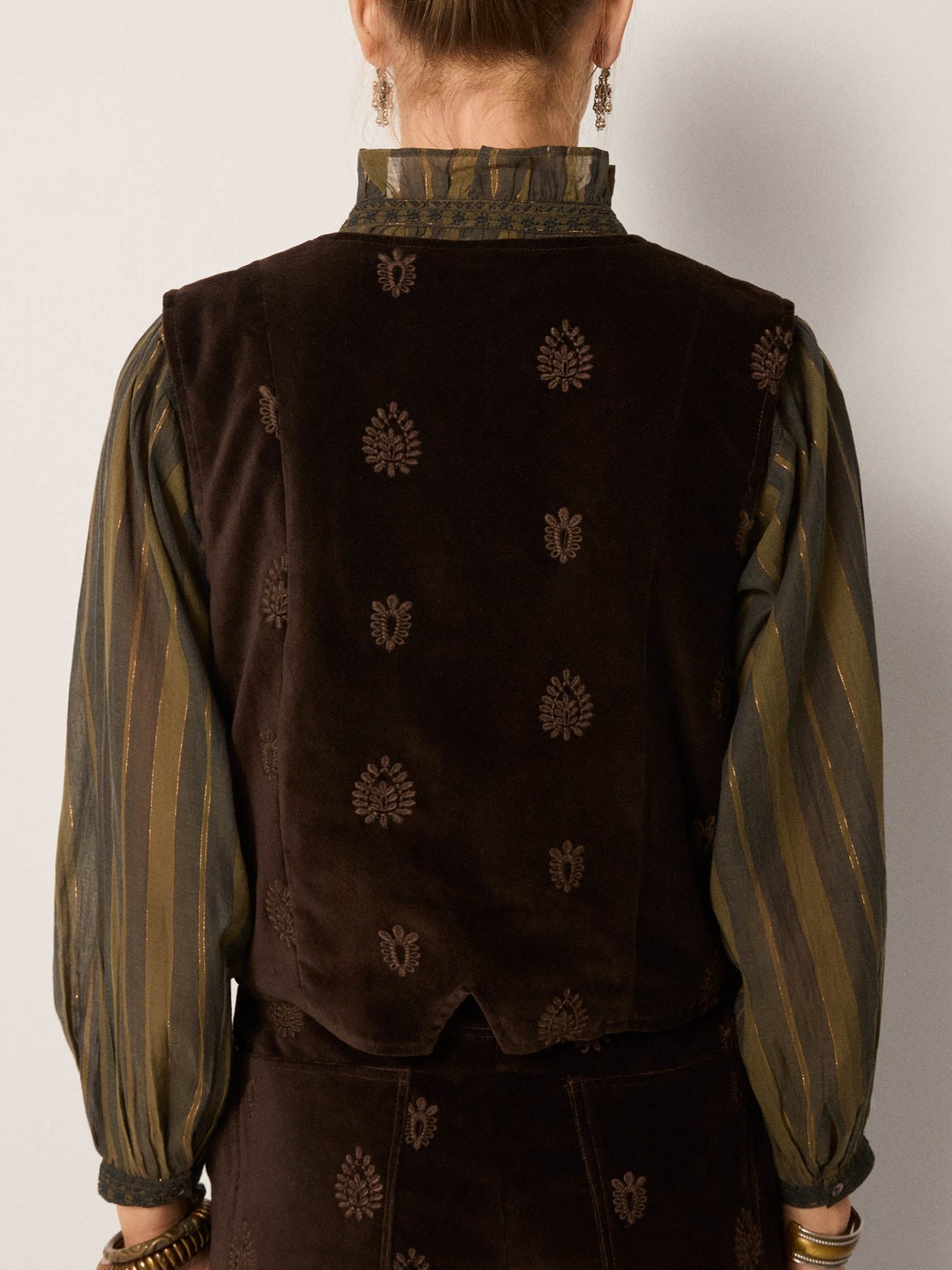 Kafka Vest Macchiato