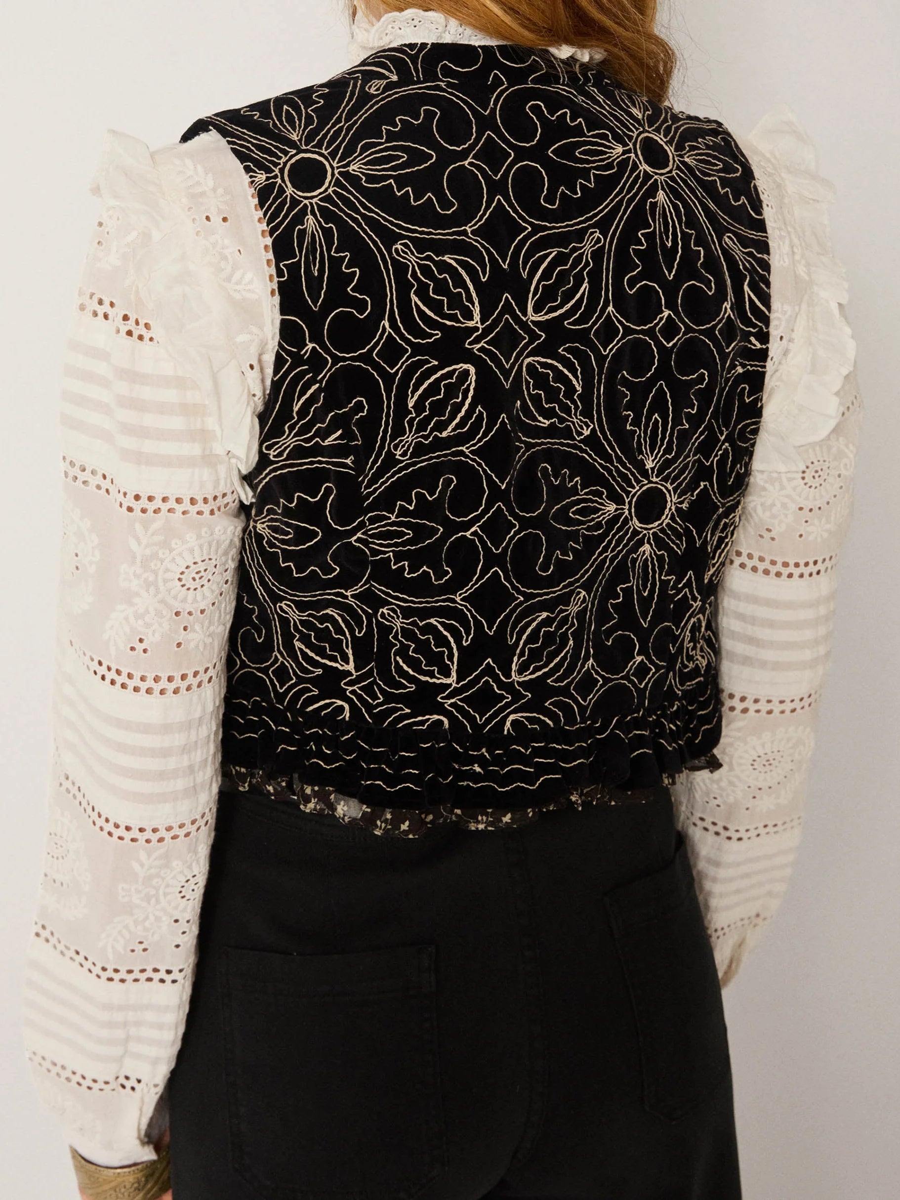 MARCELINE VEST NERO