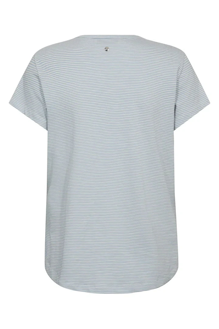 Camp O-SS Stripe Tee Skyway