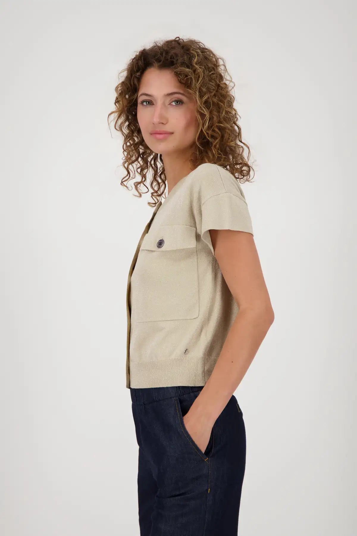 Jacket Knitted Jacket Lurex