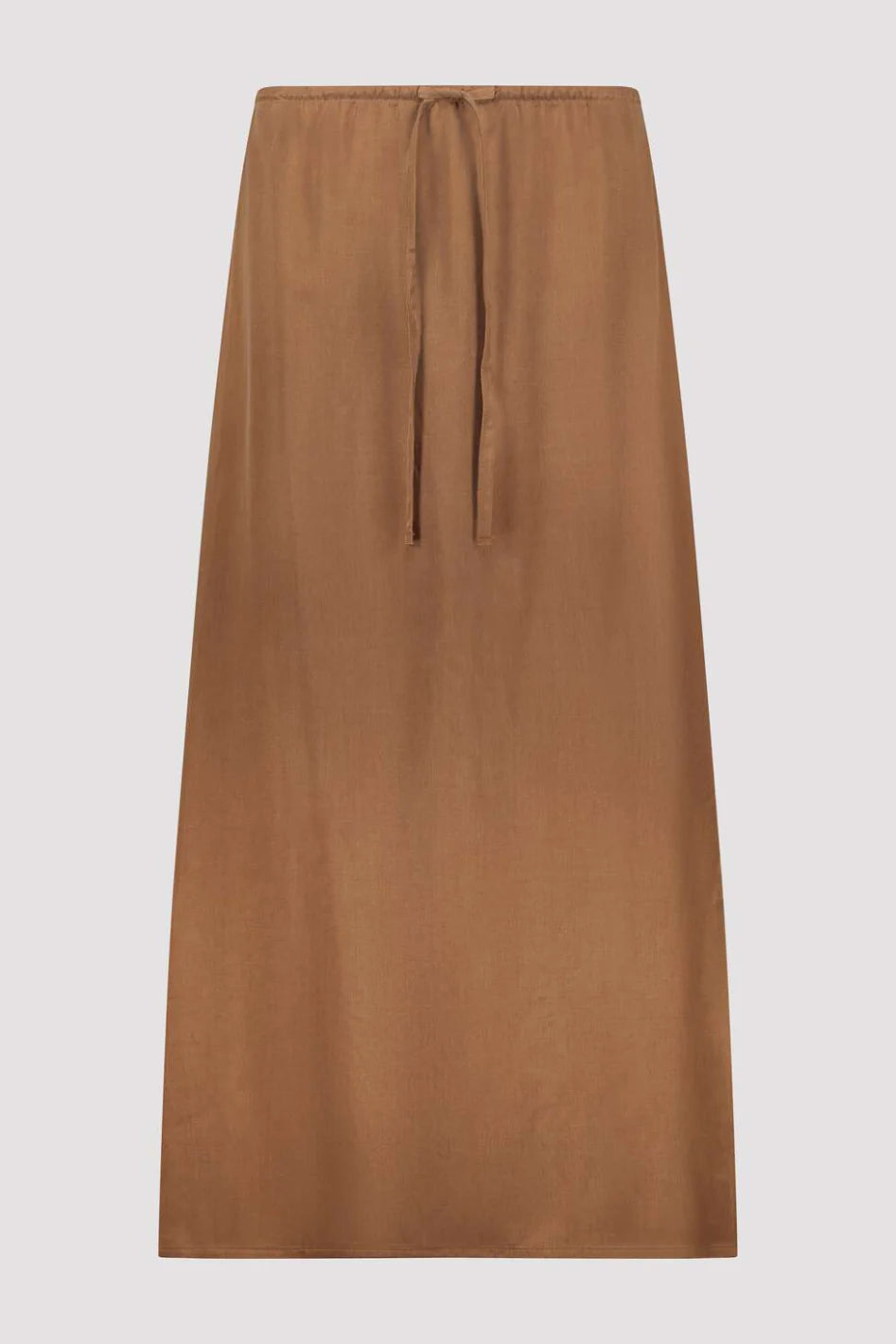 Basic Cupro Skirt Mocca