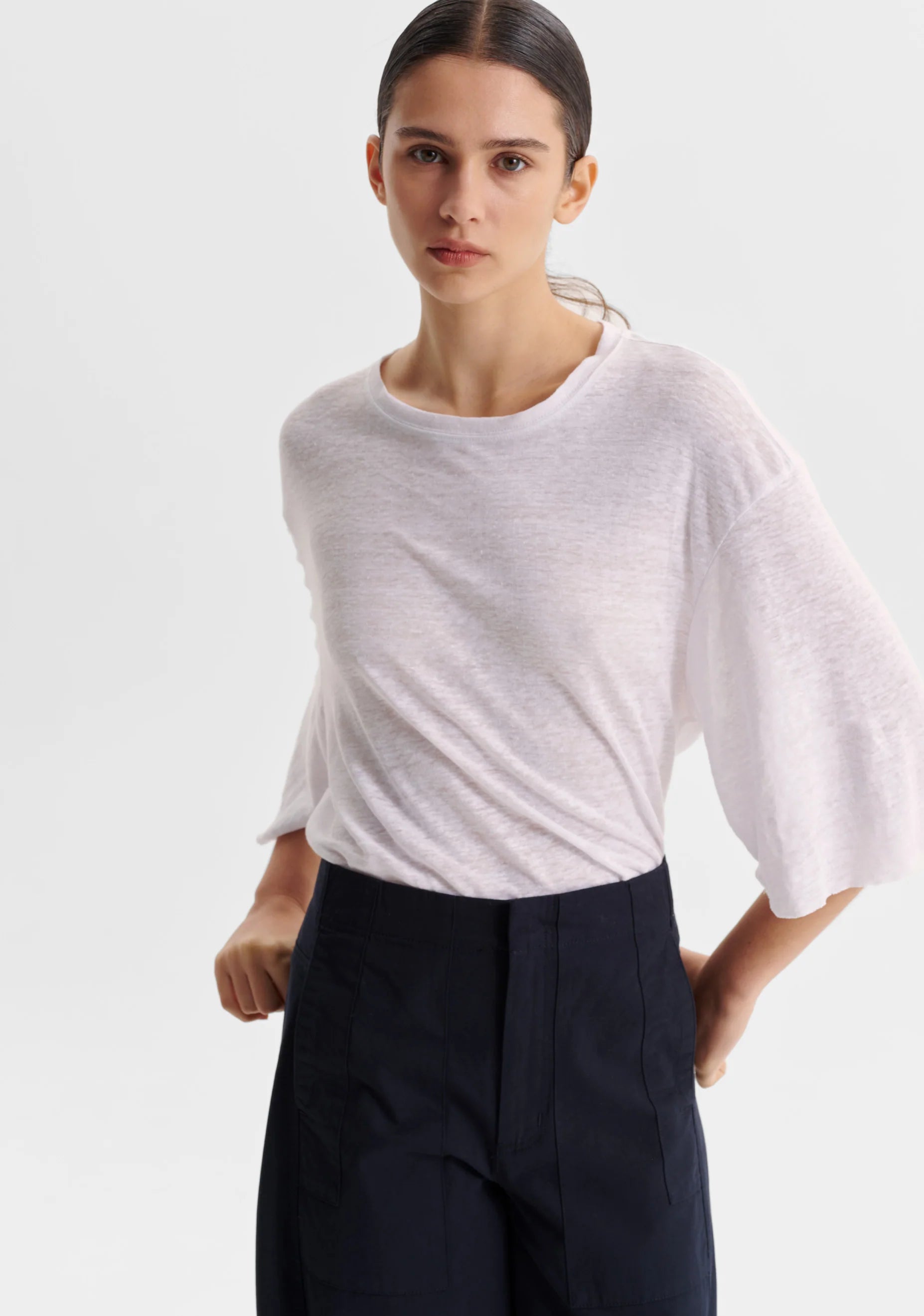 Malina Tee White