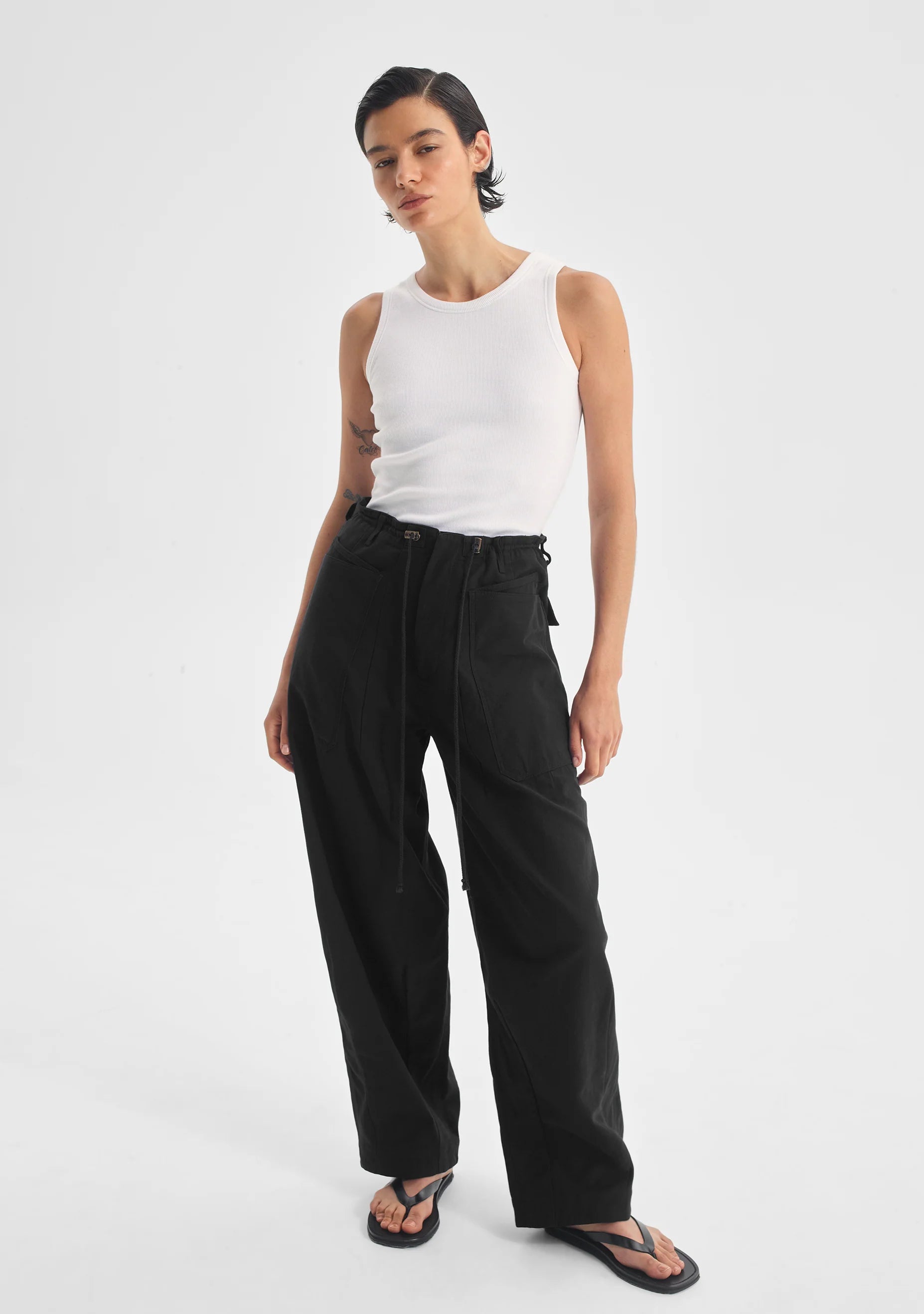 Charlie Cargo Pant Black