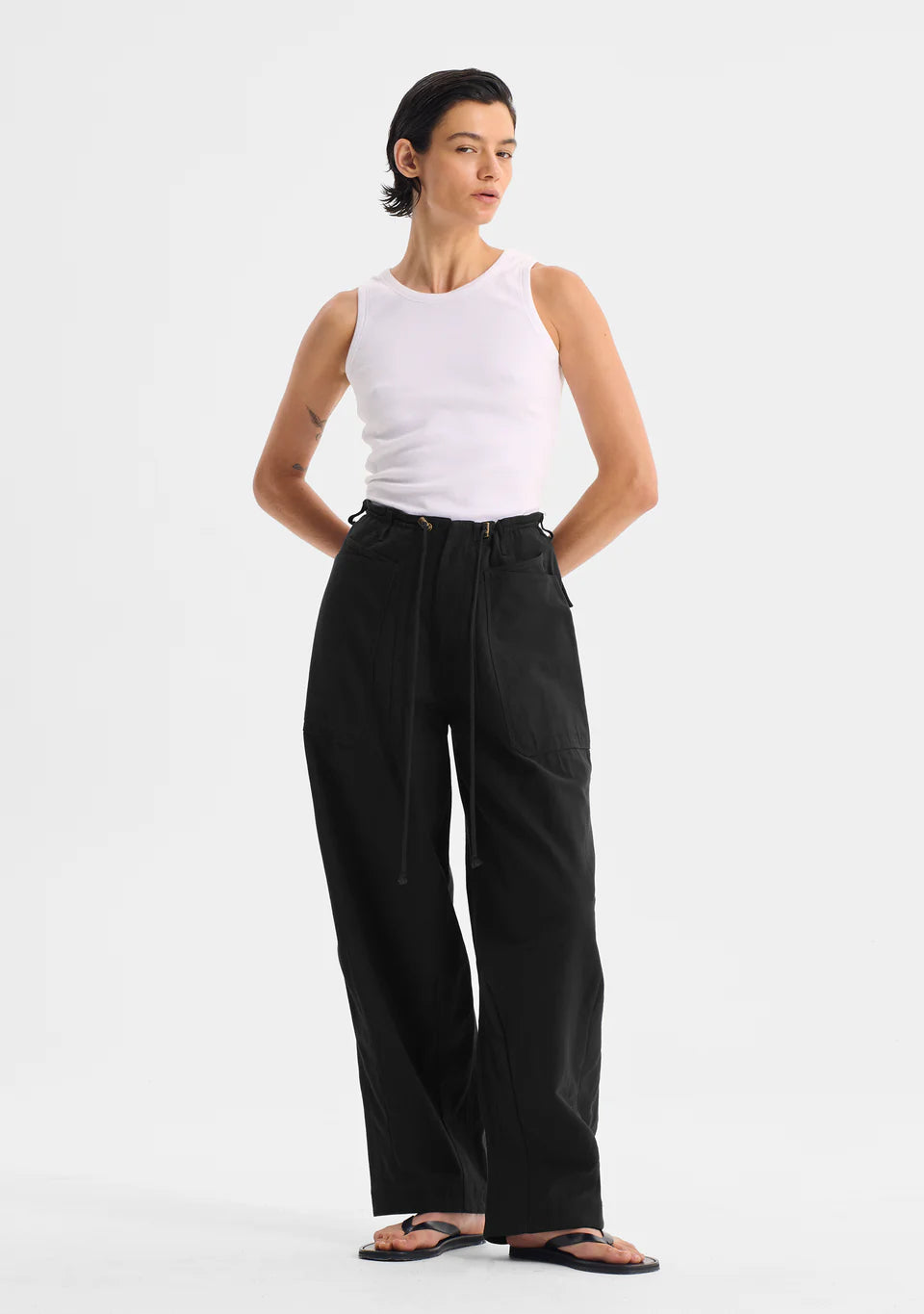 Charlie Cargo Pant Black