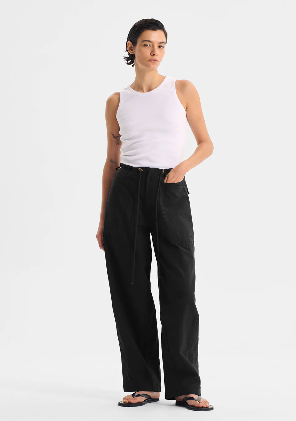 Charlie Cargo Pant Black