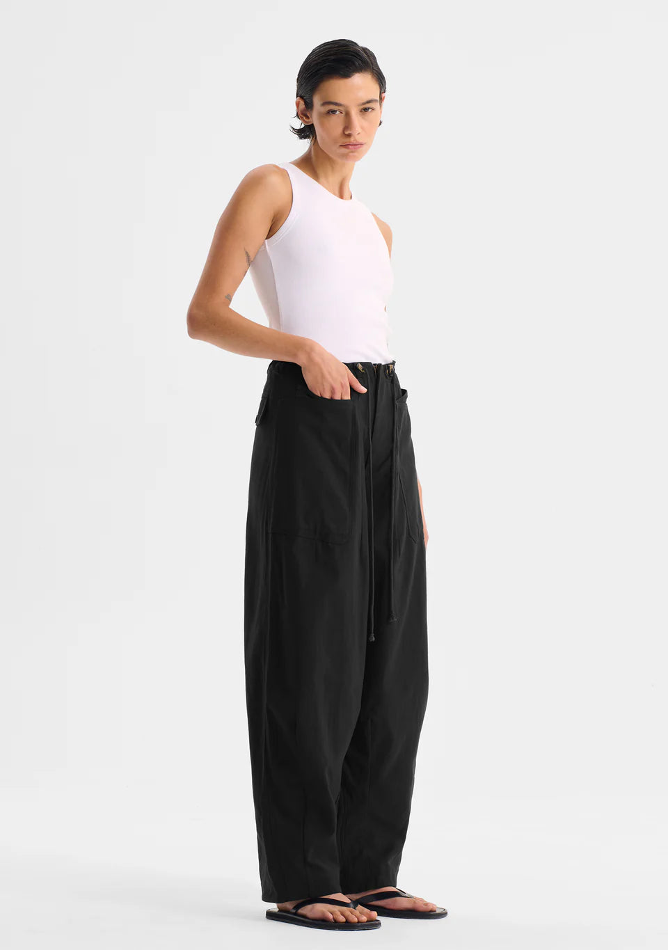 Charlie Cargo Pant Black