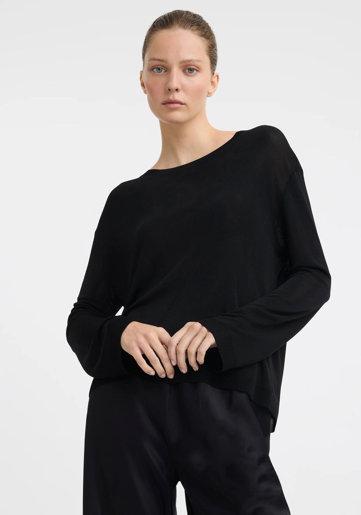 Carlos Knit Pullover Black