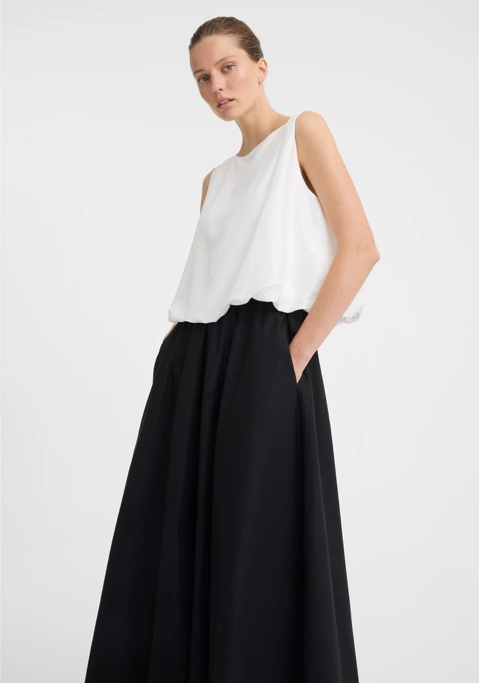 Celine Bubble Top Black