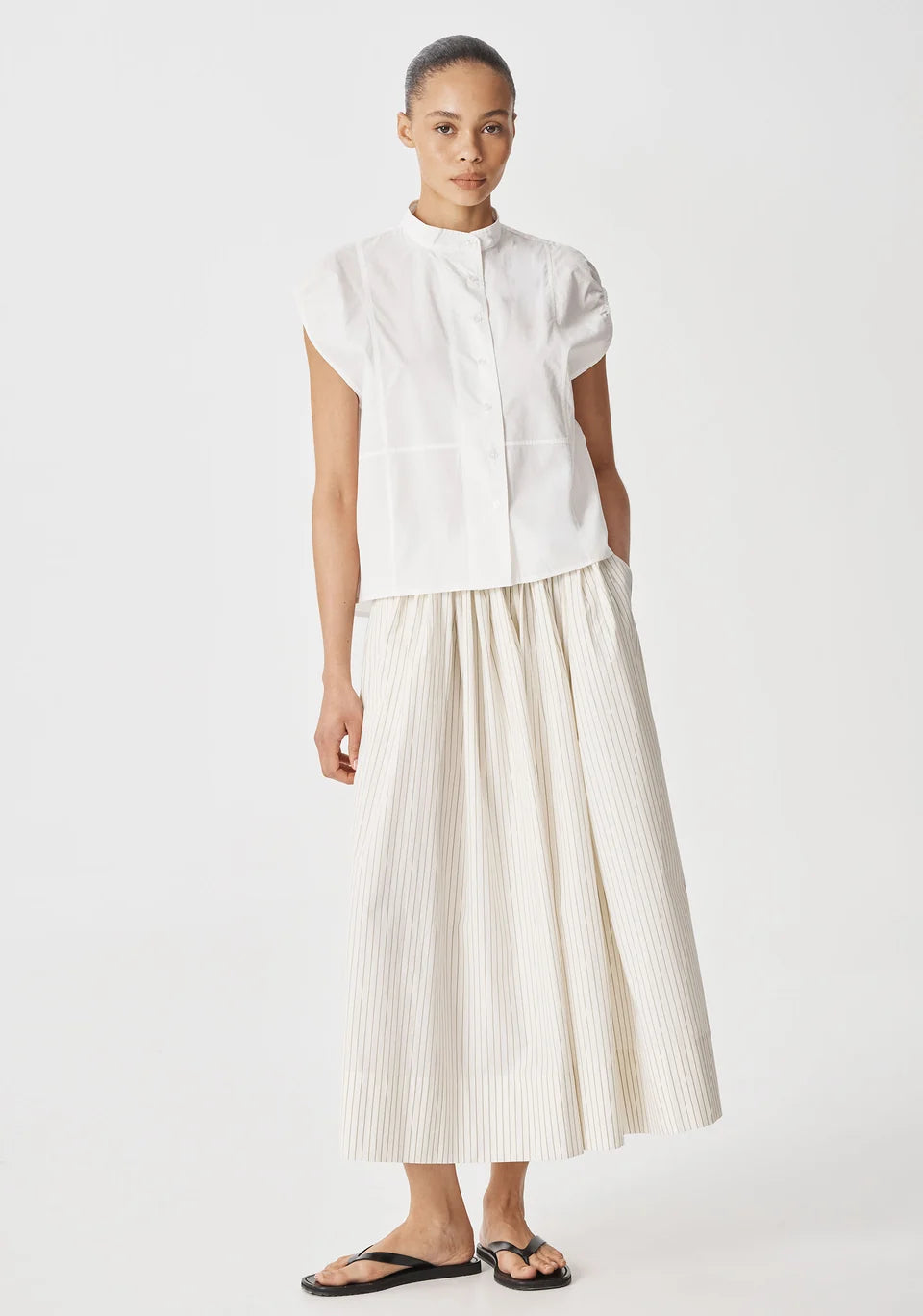 Evie Top White