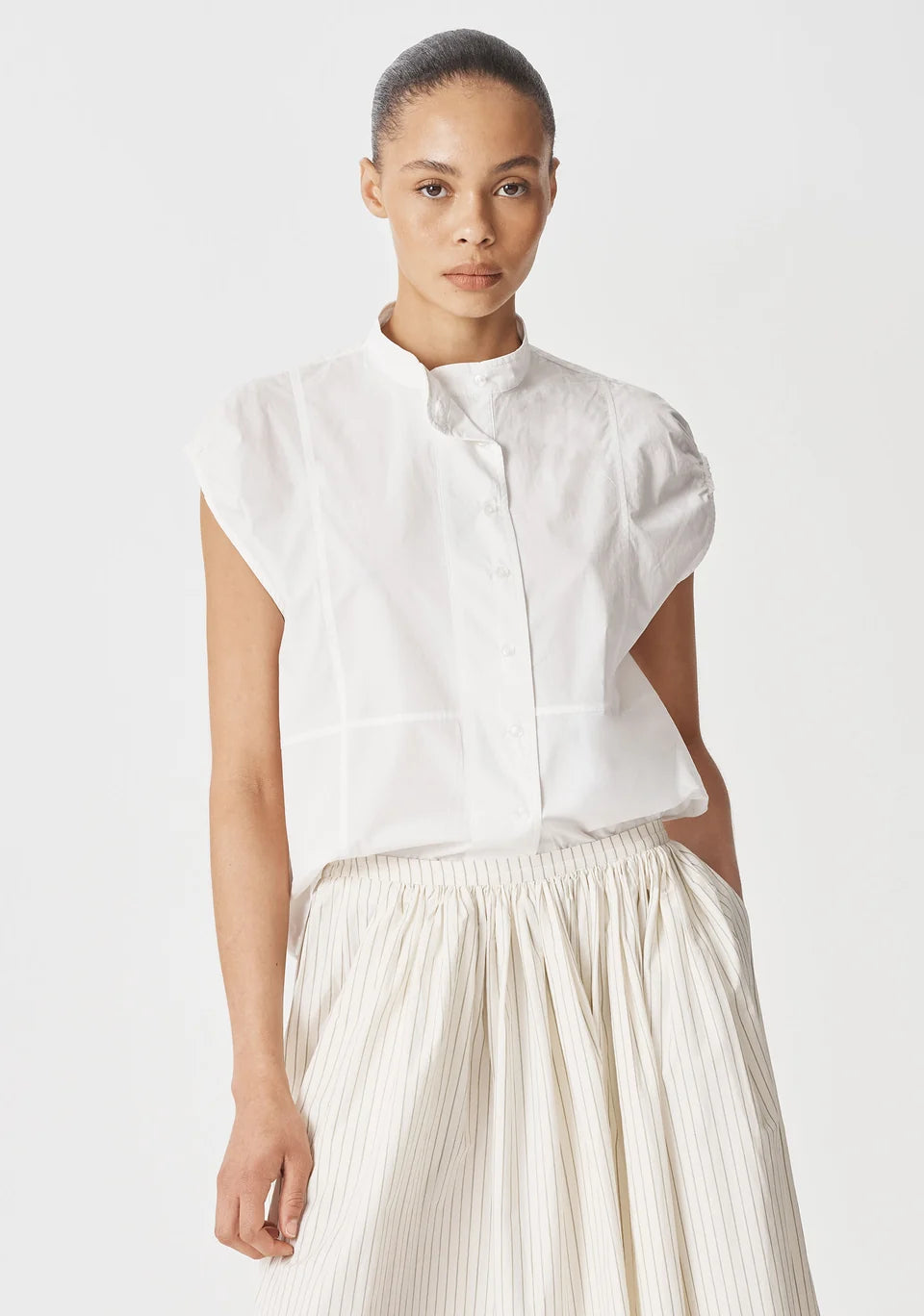 Evie Top White
