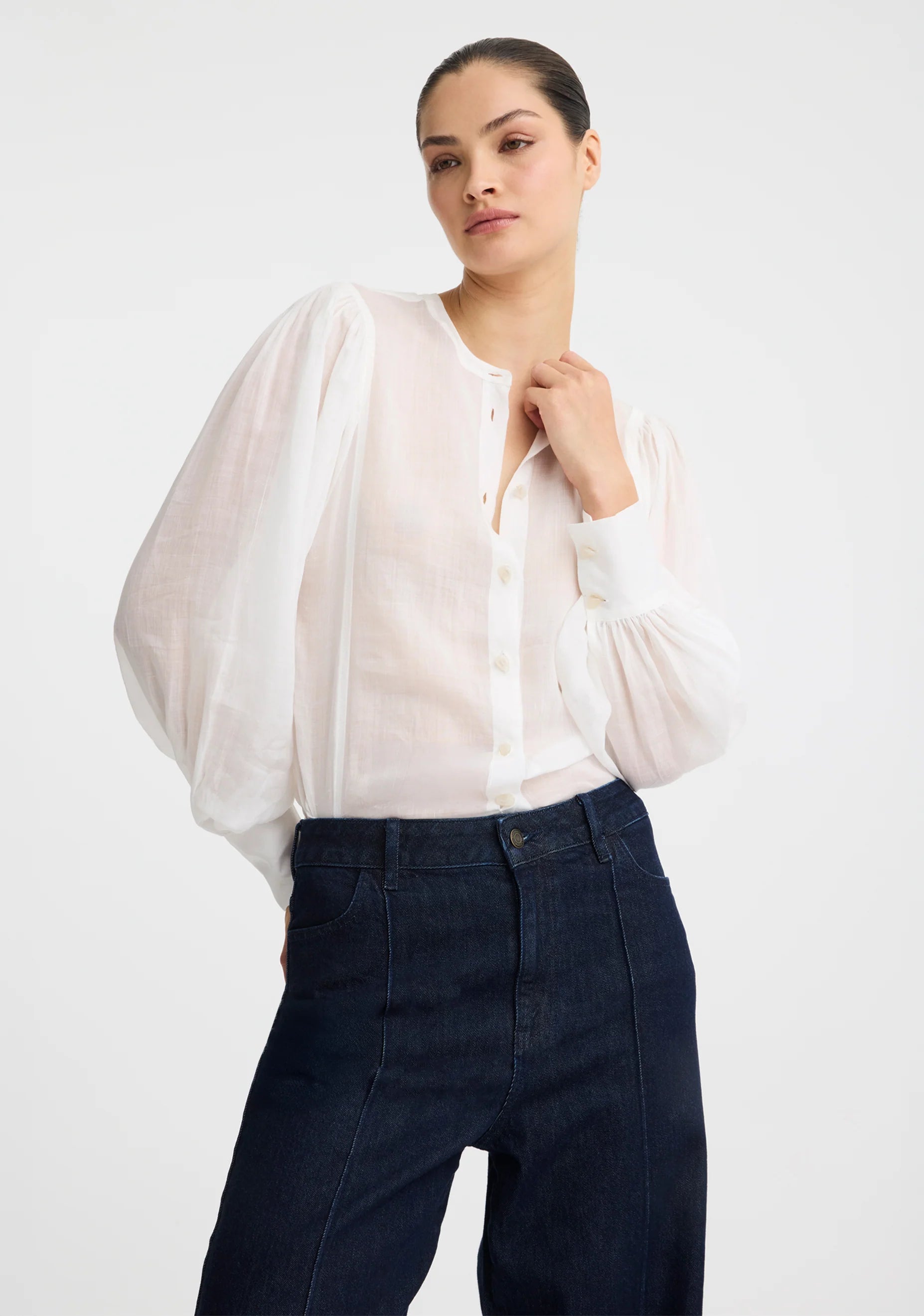 Hewitt Blouse White