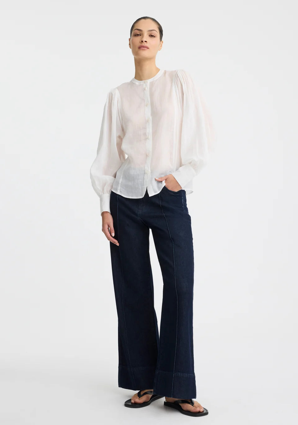 Hewitt Blouse White