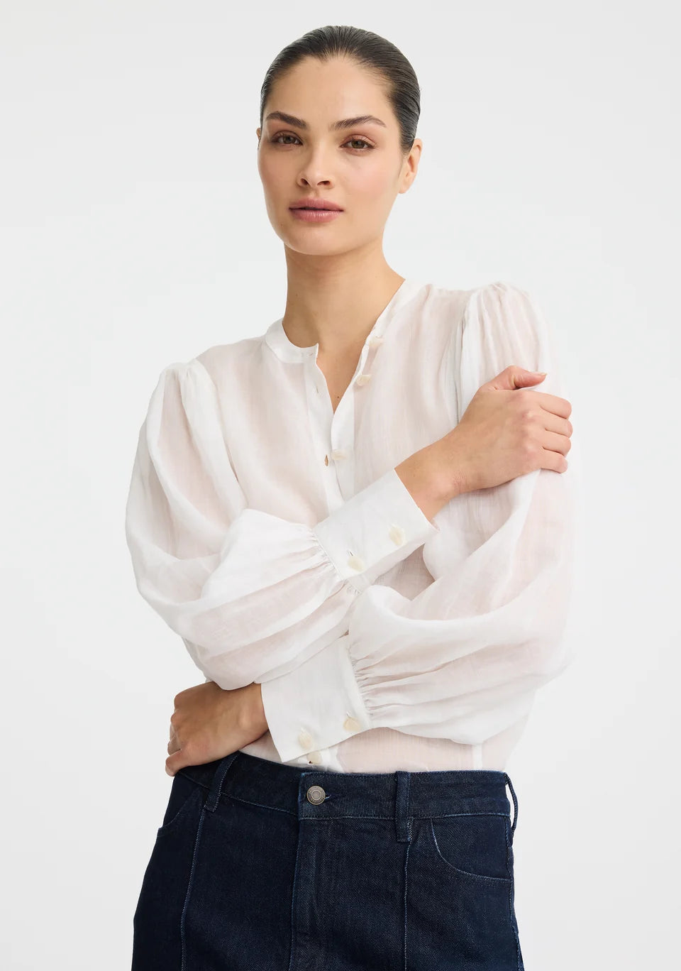 Hewitt Blouse White