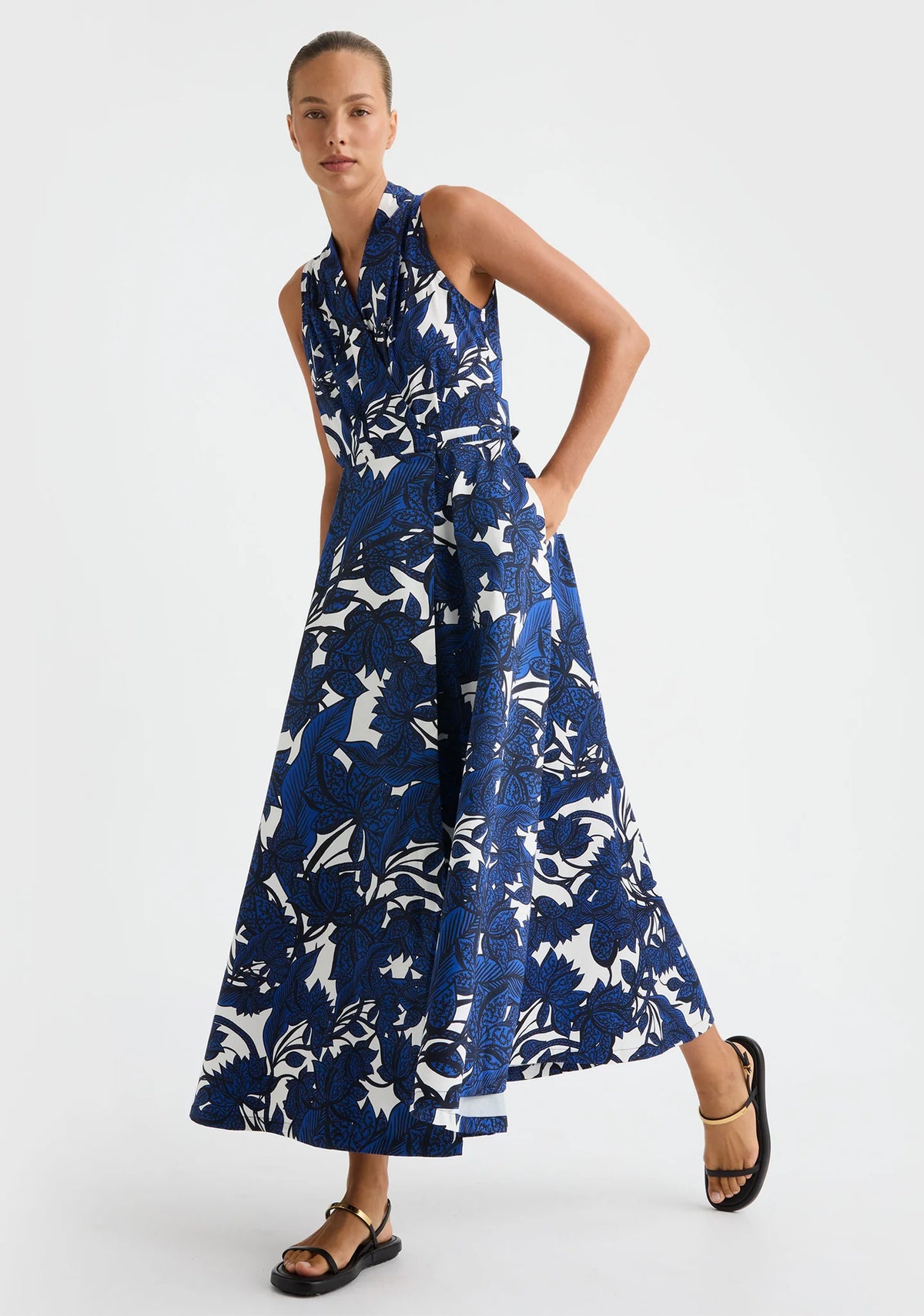 Sadie Wrap Dress Print