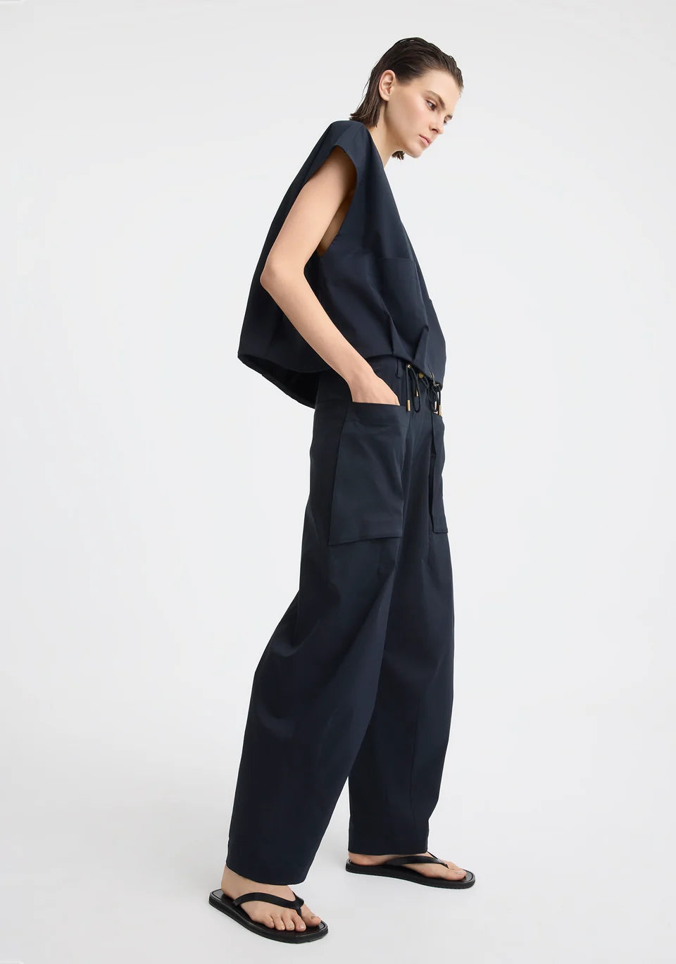 Sander Cargo Pant Navy
