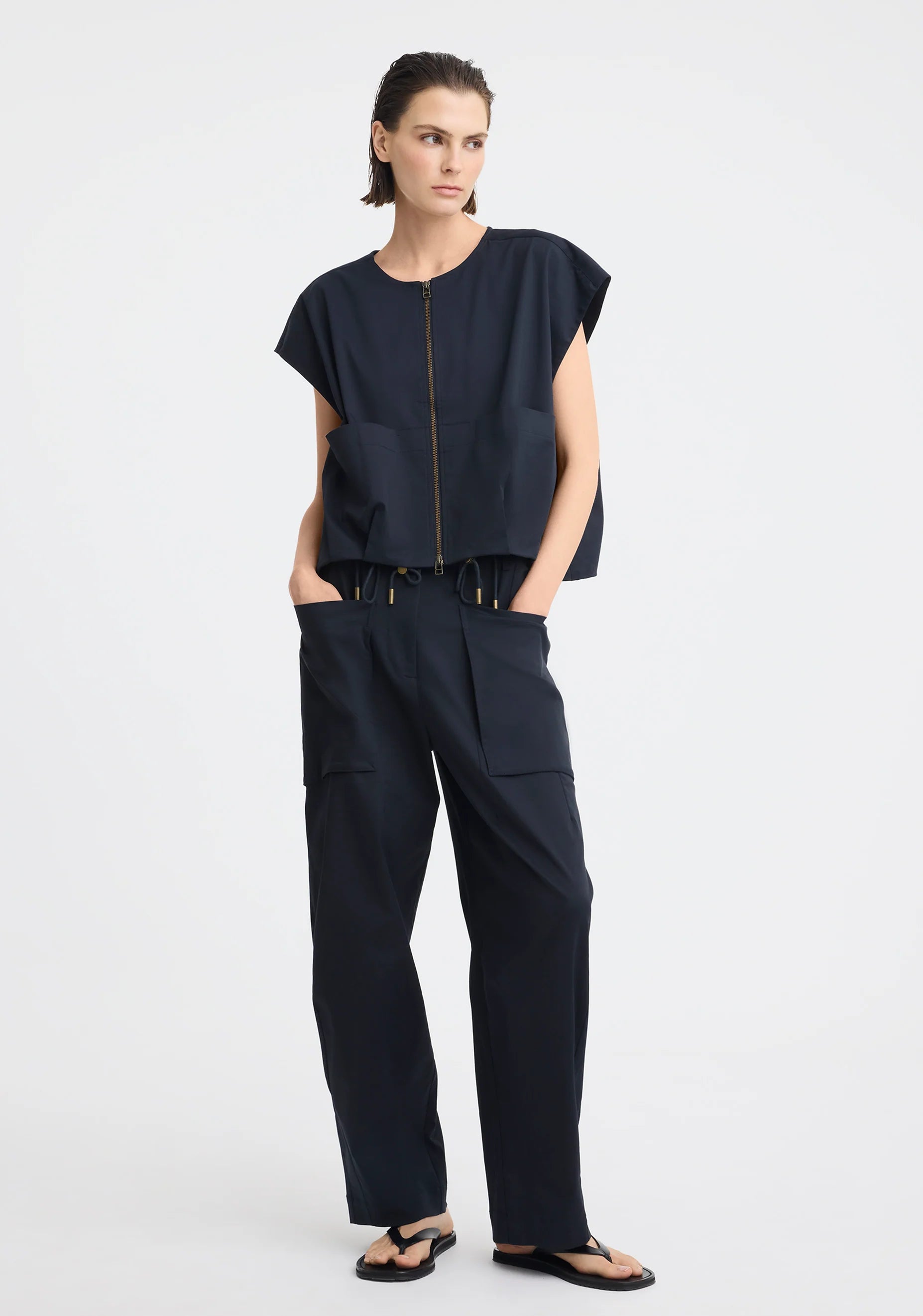 Sander Cargo Pant Navy