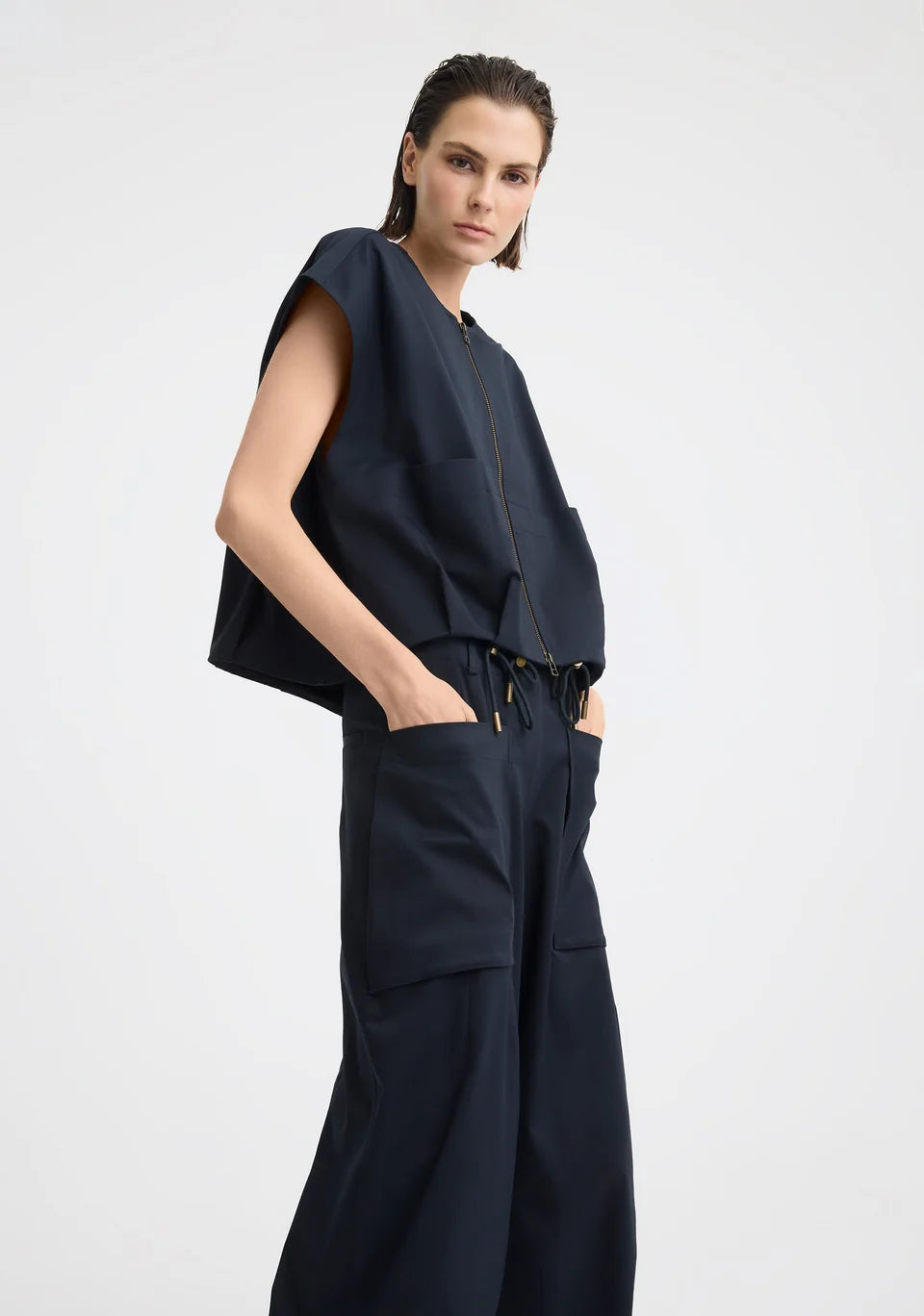 Sander Cargo Pant Navy