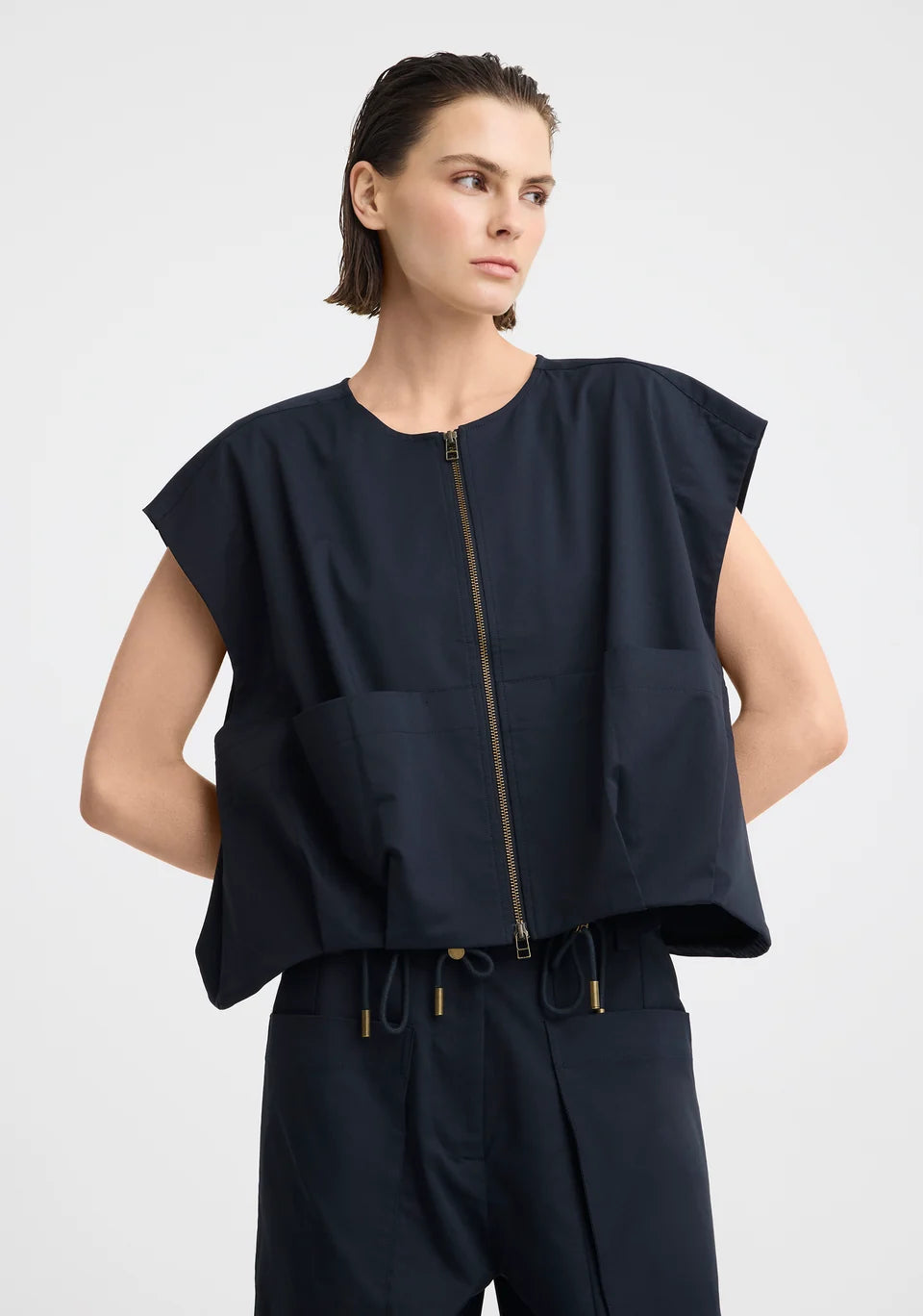 Sander Vest Navy