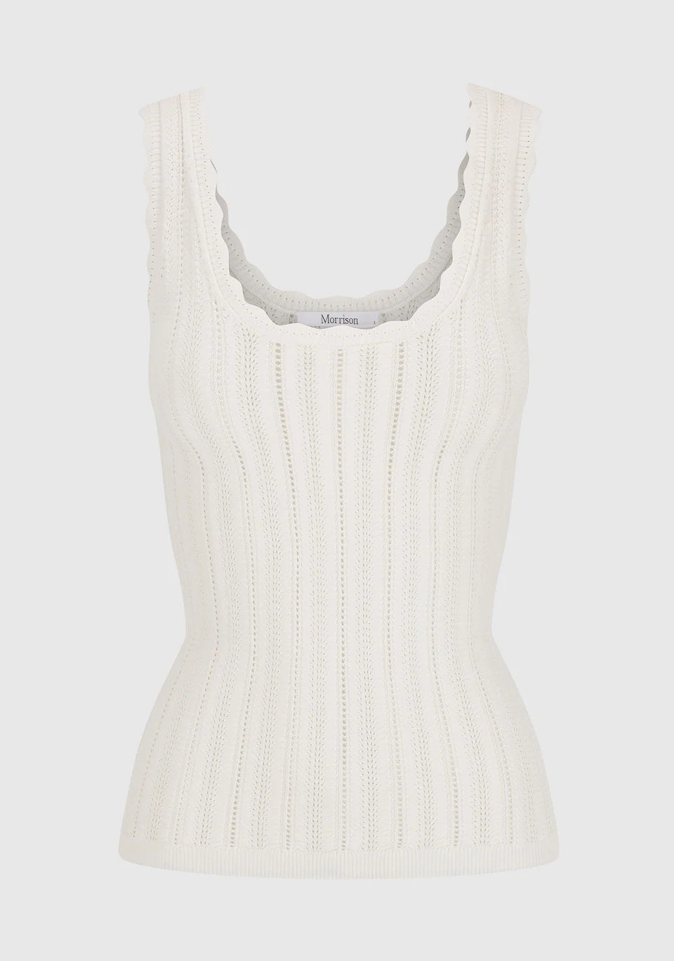 Odette Knit Tank White