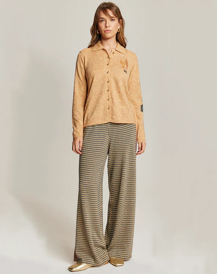 SERENITY BUTTON SHIRT KNIT RODEO