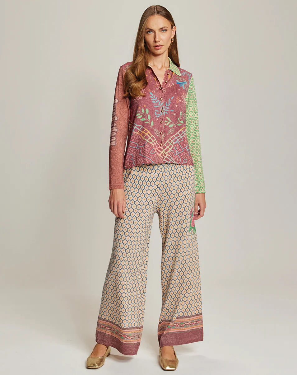 MICHELLE WIDE LEG KNIT PANT SHIPIBO