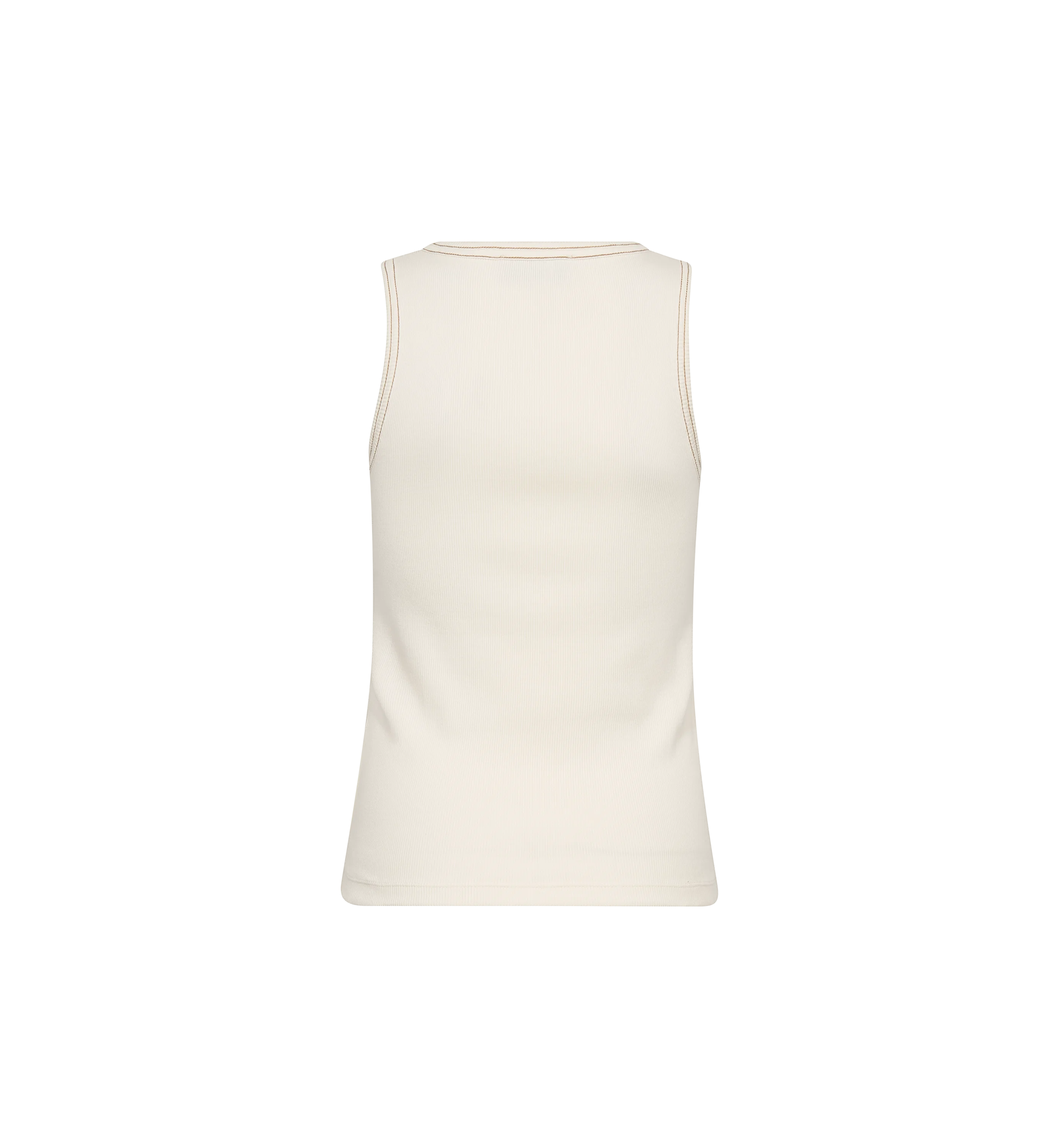 Ara Rib Tank Top Ecru