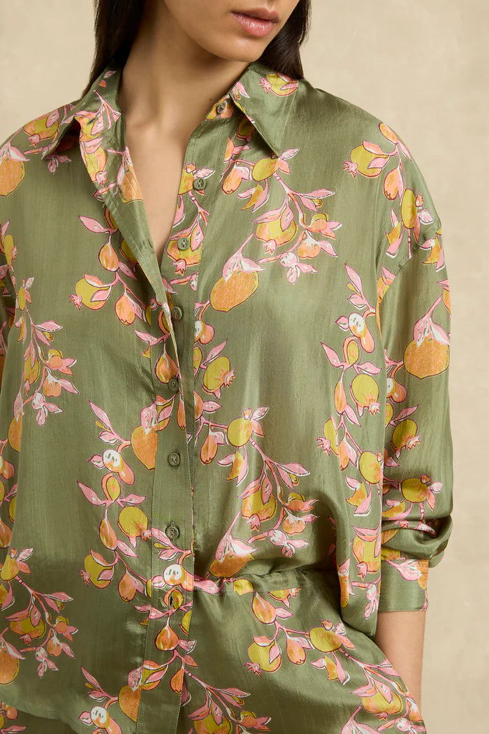 Stevie Shirt Pomegranate Khaki