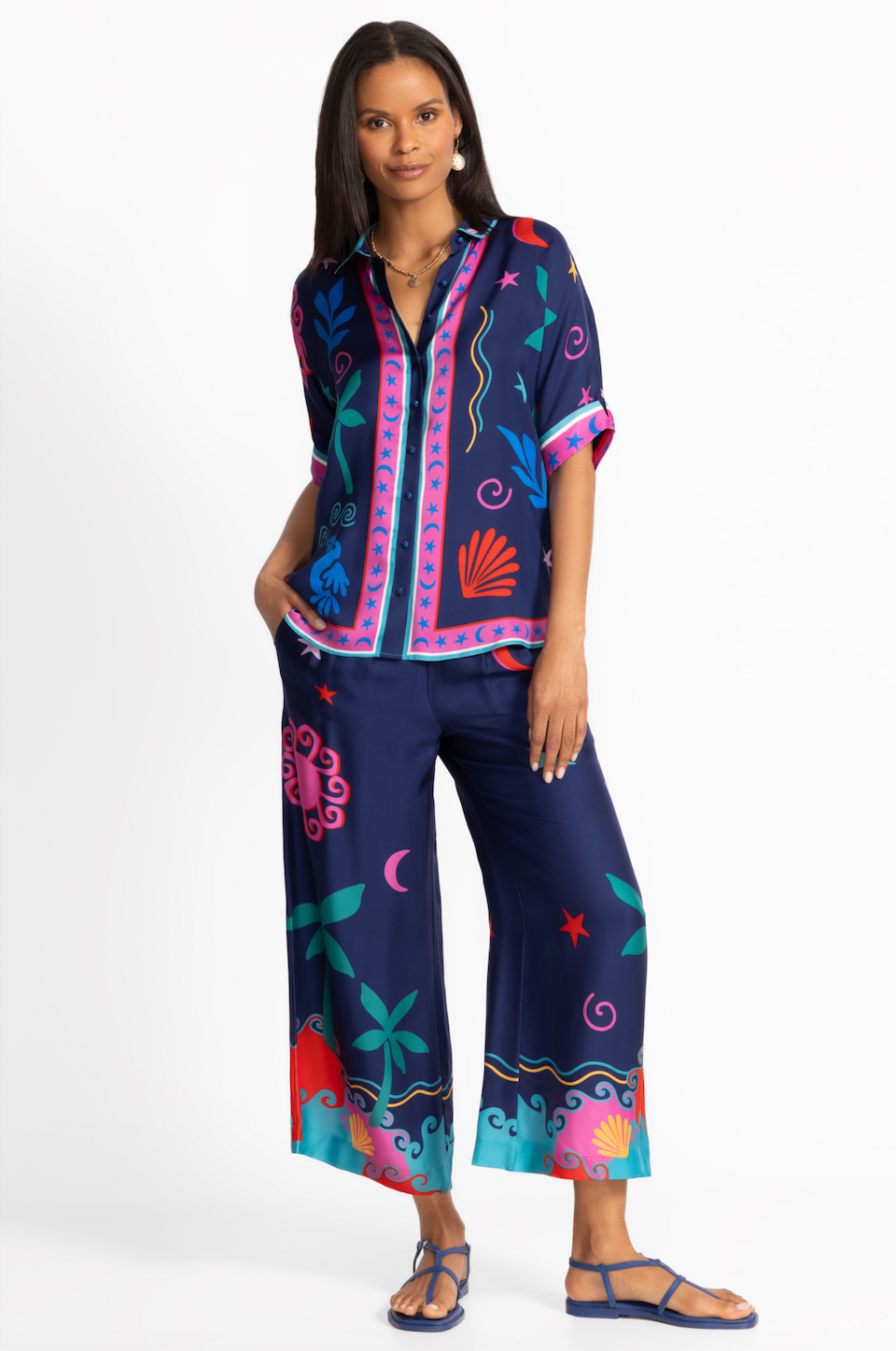 Fernanda Button Down Shirt Palomas Island