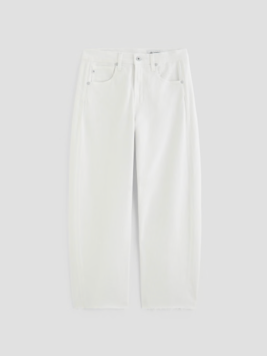 Hattie Crop Jean Gallery White