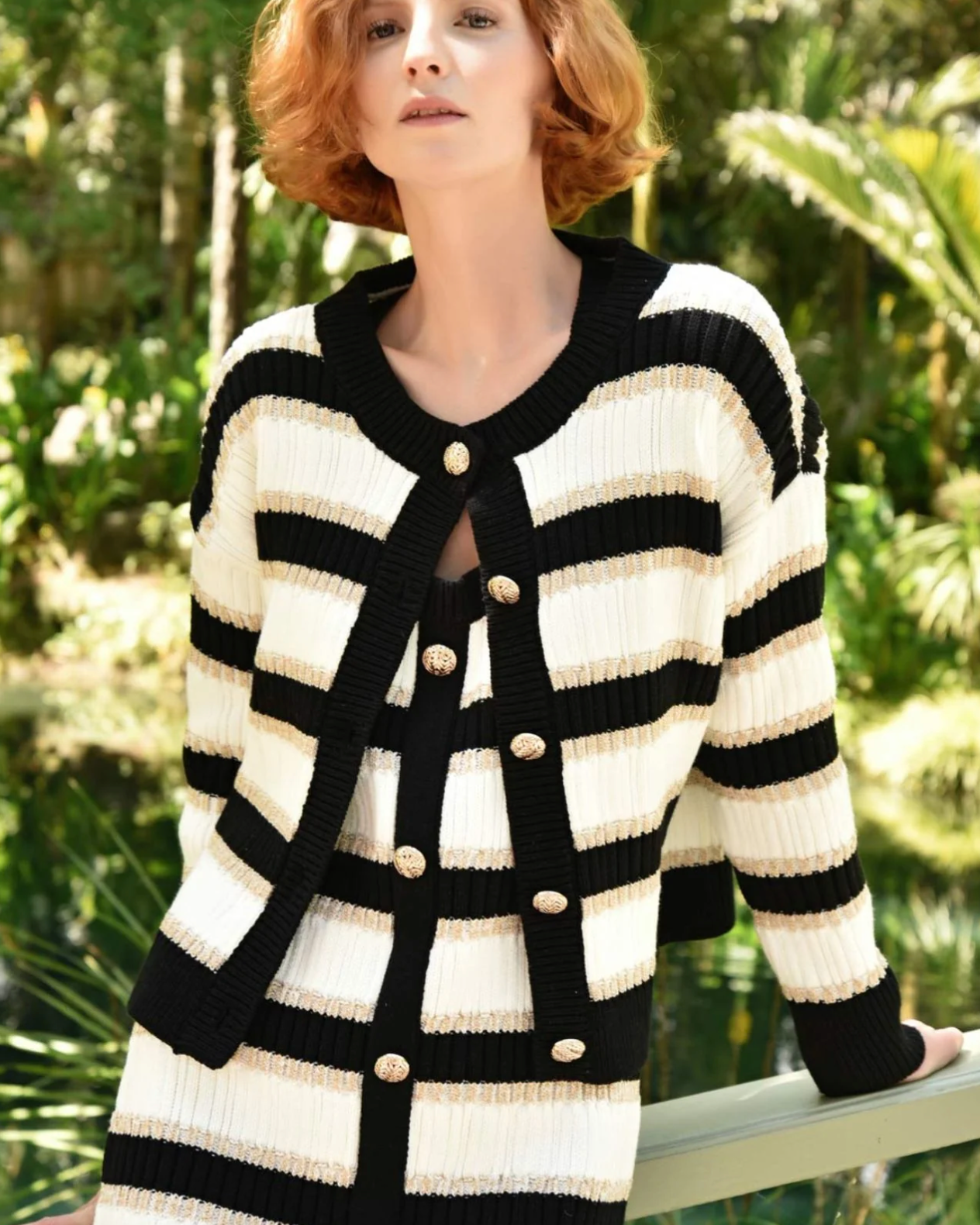 Going For Gold Cardigan