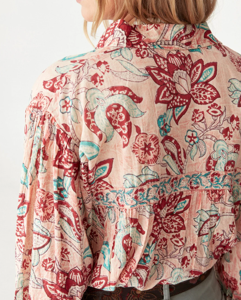 Tito Blouse Tropicana Shrimp