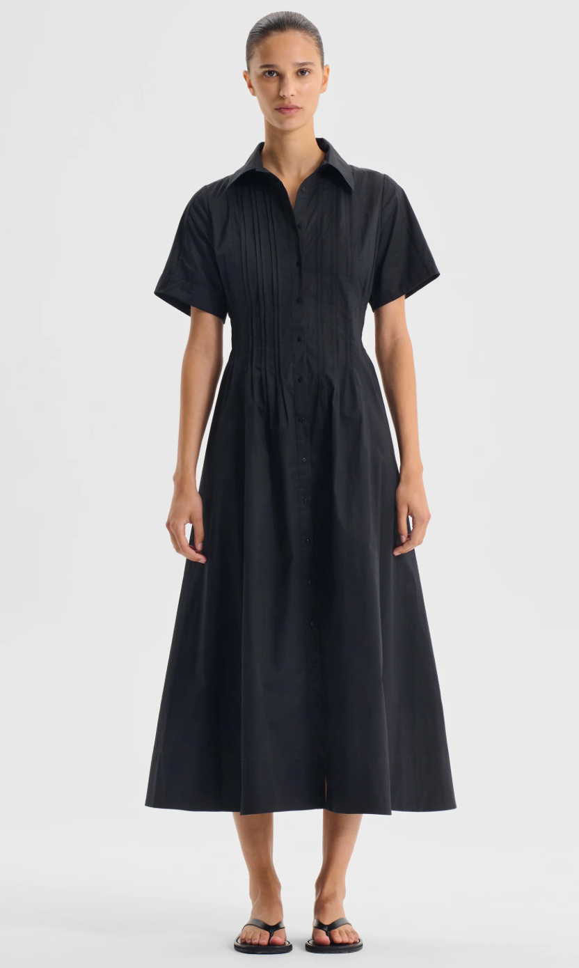 Arabella Shirt Dress Black