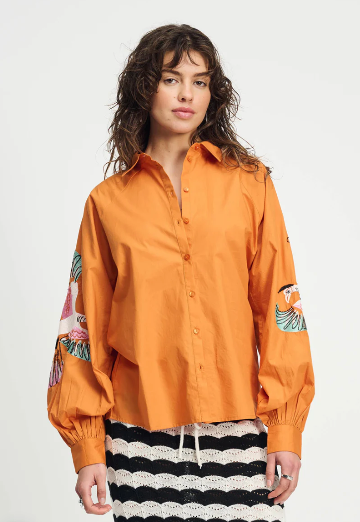 Lexi Bird Blouse - Sienna