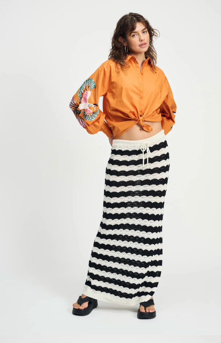 Lexi Bird Blouse - Sienna