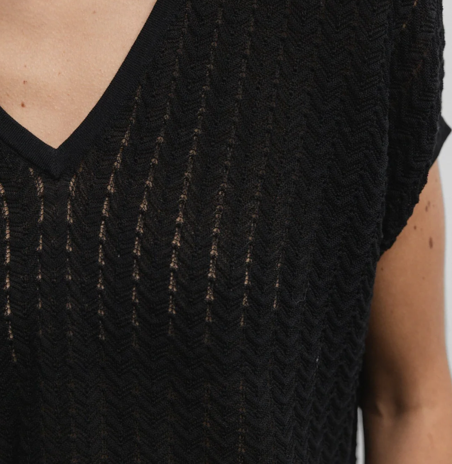 Shani Plain V Neck Knit
