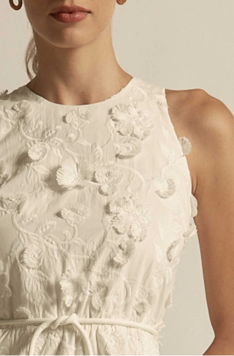 Dusk Dress - Porcelain Broderie