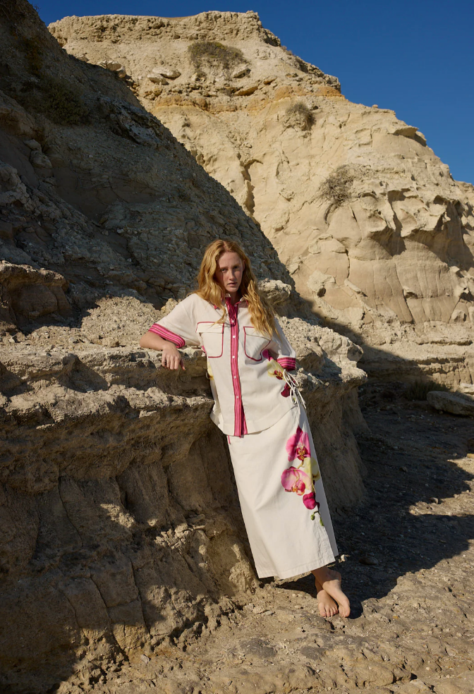 Remy Shirt in Antique Phalae