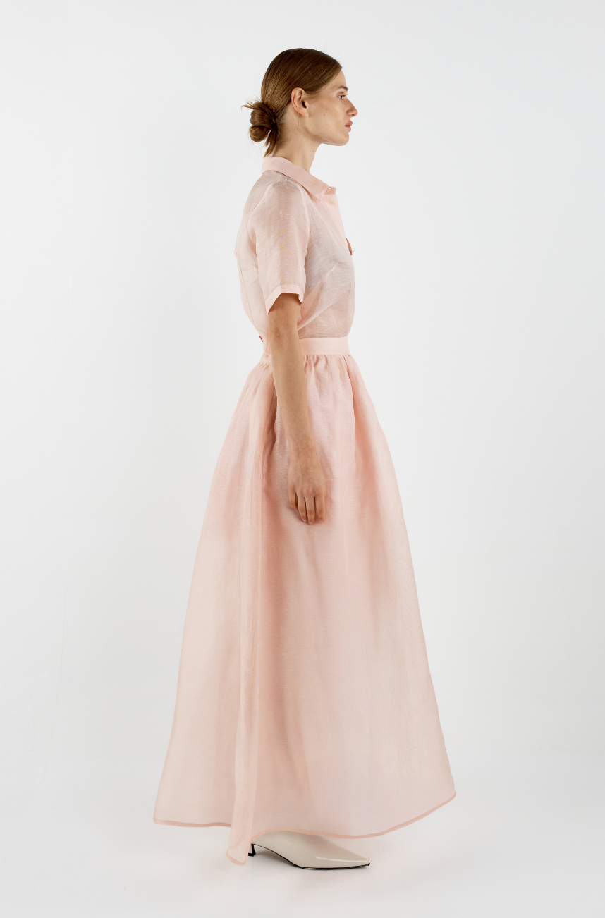 Melinda Maxi Skirt Pink