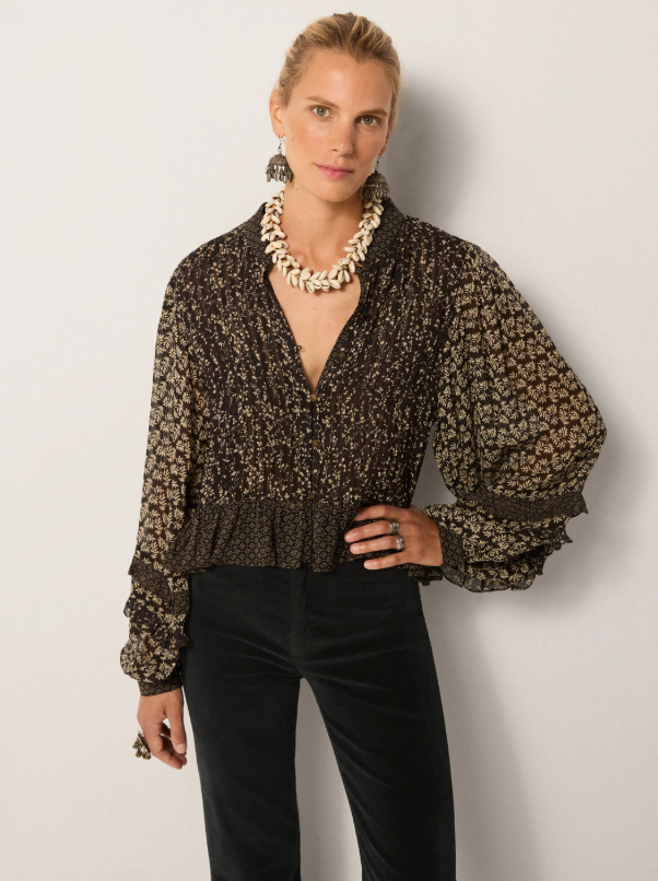 CATALINA BLOUSE BLACK SHEEP