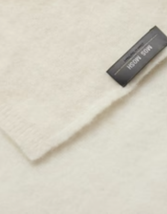 MAPE KNIT SCARF CREAM