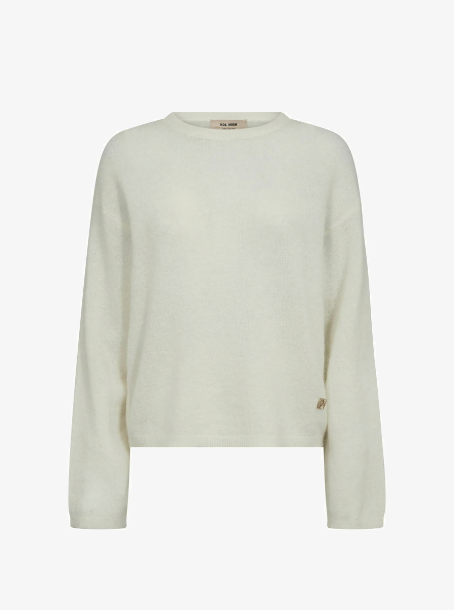 MAPE O-NECK KNIT CREAM
