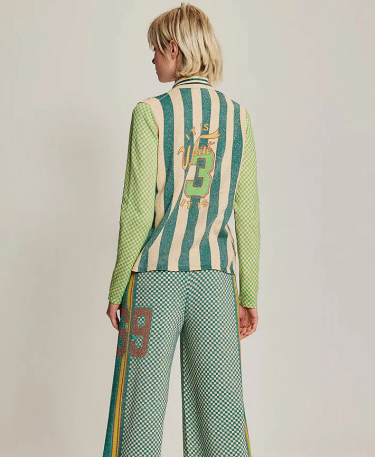 SERENITY BUTTON SHIRT KNIT SPORTY JADE