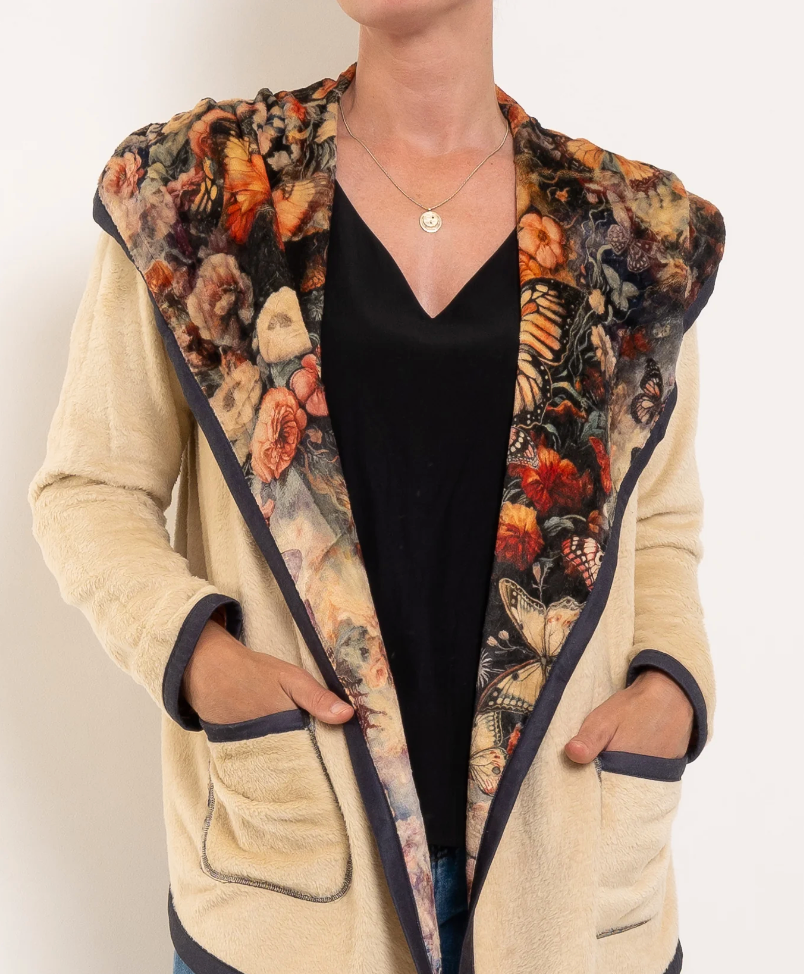 Joan Sherpa Jacket Reversible - Teyros