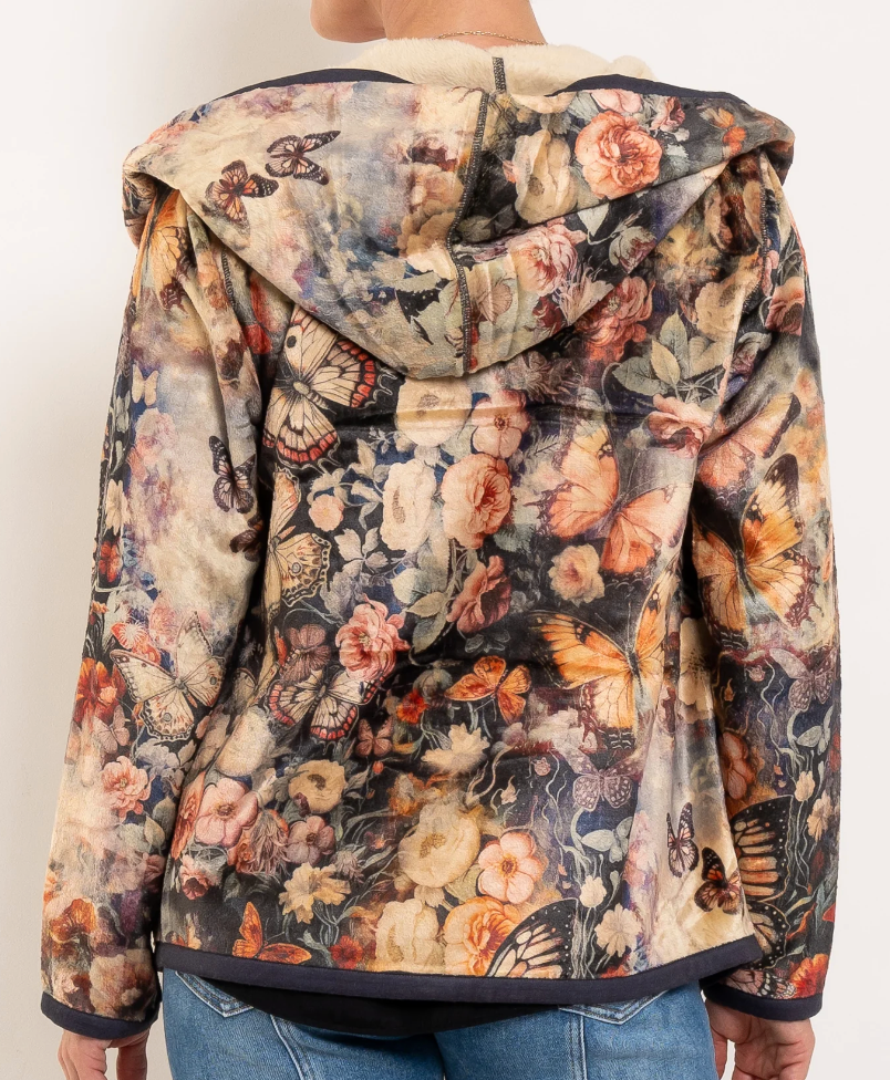 Joan Sherpa Jacket Reversible - Teyros