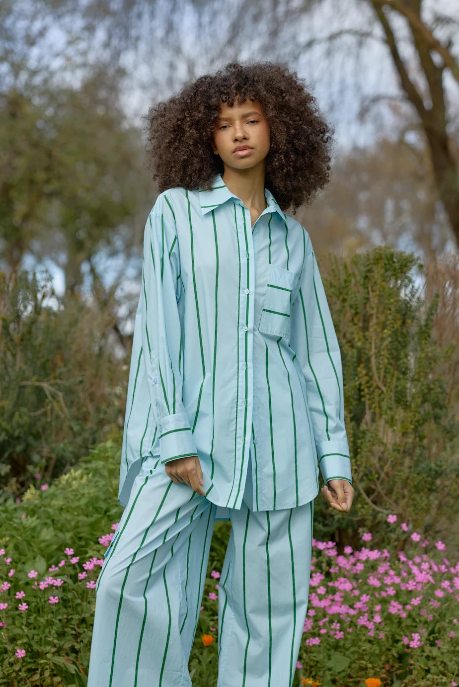 Buddy Shirt Bluebell Stripe