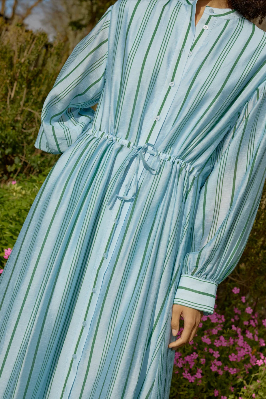 Emersyn Dress Bluebell Stripe
